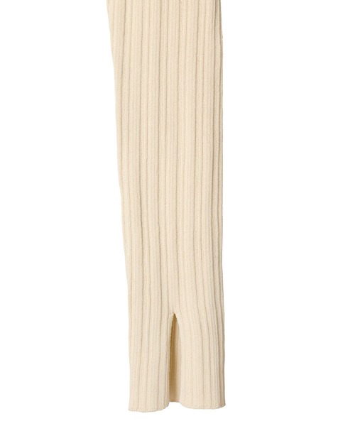 OSMOSIS（オズモーシス）の「変則リブニットレギンス（レギンス/スパッツ・レディース・ライトベージュ/グレイッシュベージュ/ブラウン/ブラック・ONE SIZE）」の13枚目の写真