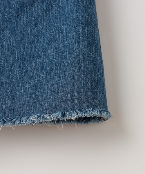 CIAOPANIC TYPY（チャオパニックティピー）の「【KIDS】コットンリネンデニム リメイクロングスカート（デニムスカート・キッズ・ネイビー/サックスブルー・LARGE/SMALL/X-LARGE/MEDIUM/XX-LARGE）」の10枚目の写真