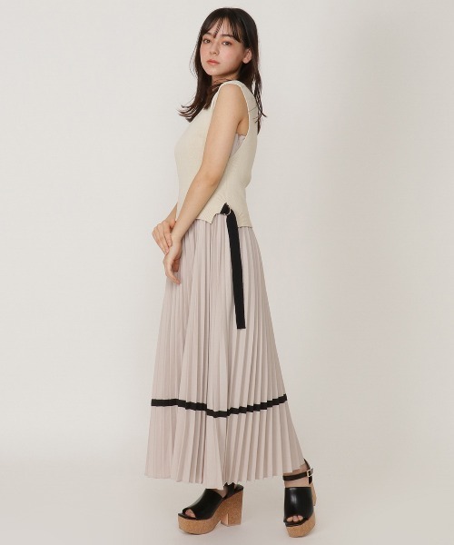 レディースプリーツワンピース ニットベスト セットアップb12365 楽天市場】【50％OFFバーゲン価格】レディース ニット