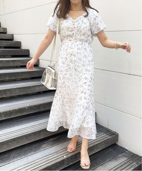 apres jour clair（アプレジュールクレア）の「【apres jour clair】アソート袖パフワンピース【ZOZOTOWN限定アイテム】（ワンピース・レディース・イエロー系その他/オフホワイト/その他/ブルー系その他・X-LARGE/SMALL/MEDIUM）」の3枚目の写真