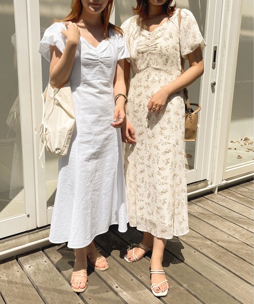 apres jour clair（アプレジュールクレア）の「【apres jour clair】アソート袖パフワンピース【ZOZOTOWN限定アイテム】（ワンピース・レディース・イエロー系その他/オフホワイト/その他/ブルー系その他・X-LARGE/SMALL/MEDIUM）」の5枚目の写真