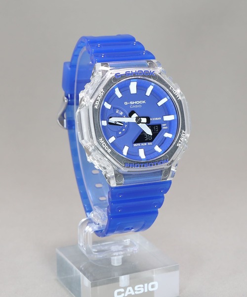 G-SHOCK（ジーショック）の「HIDDEN COAST / カーボンコアガード / GA-2100HC-2AJF（アナログ腕時計・メンズ・クリアブルー・FREE）」の12枚目の写真