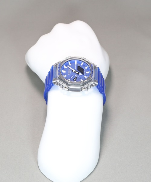 G-SHOCK（ジーショック）の「HIDDEN COAST / カーボンコアガード / GA-2100HC-2AJF（アナログ腕時計・メンズ・クリアブルー・FREE）」の5枚目の写真