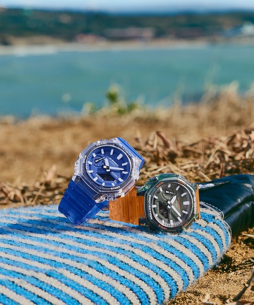 G-SHOCK（ジーショック）の「HIDDEN COAST / カーボンコアガード / GA-2100HC-2AJF（アナログ腕時計・メンズ・クリアブルー・FREE）」の15枚目の写真