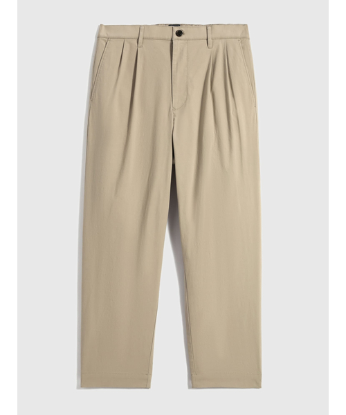 GAP（ギャップ）の「プリーツ入り ワイド テーパードパンツ（チノパンツ・メンズ・ネイビー/ベージュ/ブラック・30W/32W/28W/31W/38W/34W/29W/36W/33W/35W）」の6枚目の写真