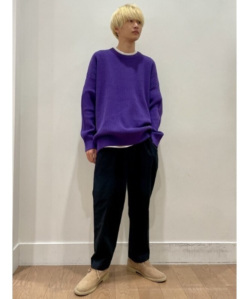 GAP（ギャップ）の「プリーツ入り ワイド テーパードパンツ（チノパンツ・メンズ・ネイビー/ベージュ/ブラック・30W/32W/28W/31W/38W/34W/29W/36W/33W/35W）」の20枚目の写真