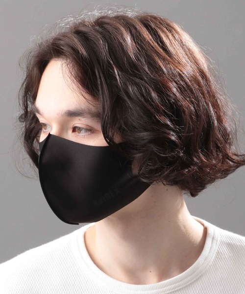 AVIREX（アヴィレックス）の「【直営店限定】アヴィレックス 2ピースマスク/2PIECE MASK/AVIREX（マスク・メンズ・ブラック/その他・SMALL/MEDIUM/LARGE）」の2枚目の写真