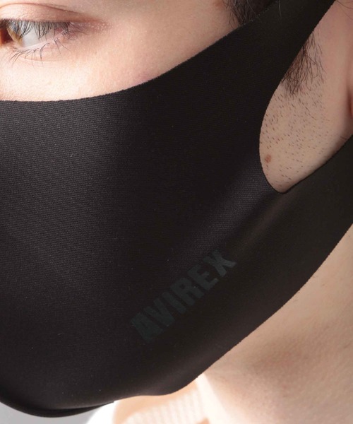 AVIREX（アヴィレックス）の「【直営店限定】アヴィレックス 2ピースマスク/2PIECE MASK/AVIREX（マスク・メンズ・ブラック/その他・SMALL/MEDIUM/LARGE）」の6枚目の写真