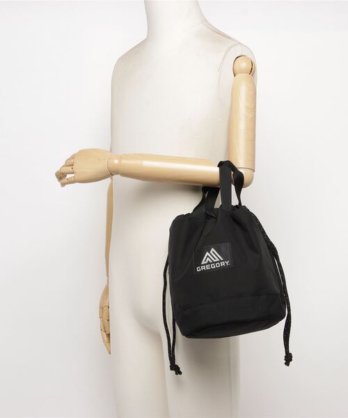 GREGORY（グレゴリー）の「CINCH BAG M / チンチバッグＭ / ブラック（ポーチ・レディース・ブラック・FREE）」の5枚目の写真