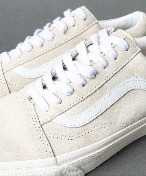 VANS（バンズ）の「【 VANS / ヴァンズ 】PIG SUEDE OLD SKOOL（スニーカー・メンズ・ベージュ/オレンジ/ネイビー・10/6/9h/7/7h/5h/8/8h/6h/9/5）」の5枚目の写真