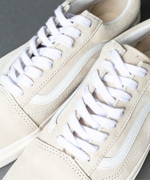VANS（バンズ）の「【 VANS / ヴァンズ 】PIG SUEDE OLD SKOOL（スニーカー・メンズ・ベージュ/オレンジ/ネイビー・10/6/9h/7/7h/5h/8/8h/6h/9/5）」の8枚目の写真