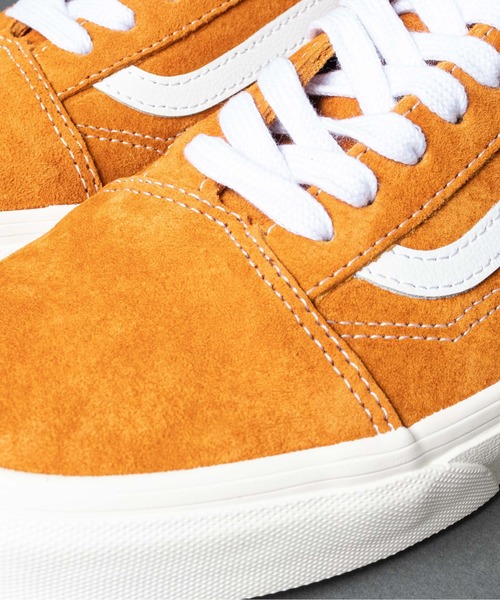 VANS（バンズ）の「【 VANS / ヴァンズ 】PIG SUEDE OLD SKOOL（スニーカー・メンズ・ベージュ/オレンジ/ネイビー・10/6/9h/7/7h/5h/8/8h/6h/9/5）」の15枚目の写真