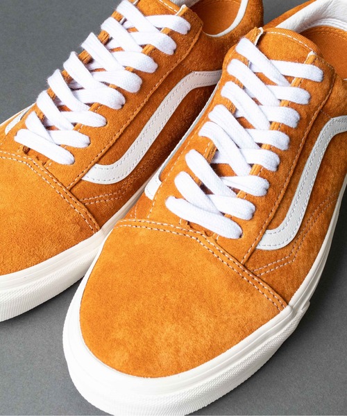 VANS（バンズ）の「【 VANS / ヴァンズ 】PIG SUEDE OLD SKOOL（スニーカー・メンズ・ベージュ/オレンジ/ネイビー・10/6/9h/7/7h/5h/8/8h/6h/9/5）」の17枚目の写真