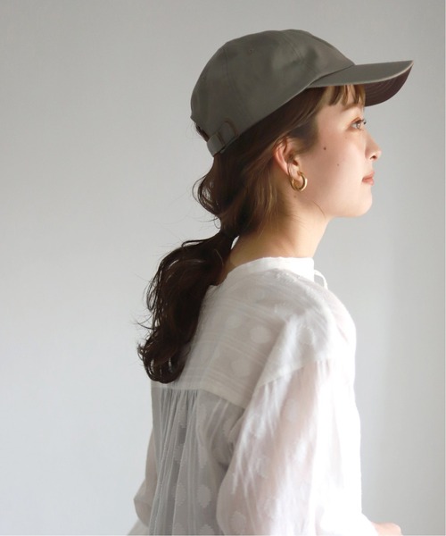 SLOBE IENA（スローブイエナ）の「SLOBE IENA ロゴキャップ◆（キャップ・レディース・チャコールグレー/ベージュ・FREE）」の6枚目の写真