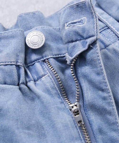 STYLEBLOCK（スタイルブロック）の「セミフレアデニムパンツ（デニムパンツ・レディース・ブルー/ライトブルー・FREE）」の9枚目の写真