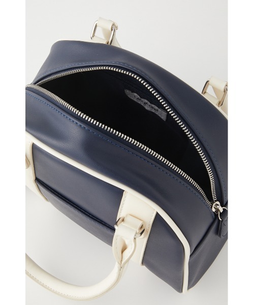 LAGUA GEM（ラグアジェム）の「MINI BOSTON BAG（ショルダーバッグ・レディース・ネイビー/ブラウン・FREE）」の15枚目の写真