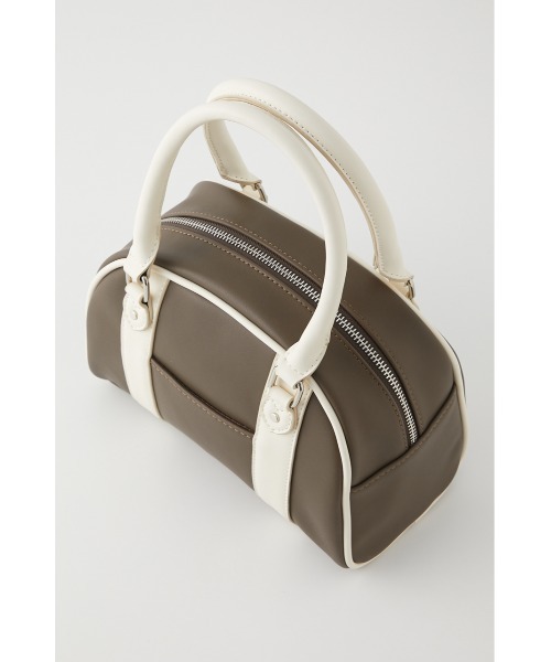 LAGUA GEM（ラグアジェム）の「MINI BOSTON BAG（ショルダーバッグ・レディース・ネイビー/ブラウン・FREE）」の5枚目の写真