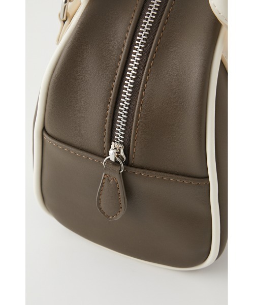 LAGUA GEM（ラグアジェム）の「MINI BOSTON BAG（ショルダーバッグ・レディース・ネイビー/ブラウン・FREE）」の6枚目の写真