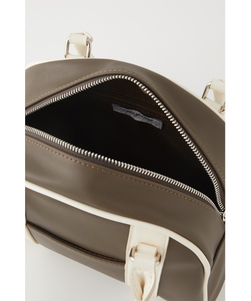 LAGUA GEM（ラグアジェム）の「MINI BOSTON BAG（ショルダーバッグ・レディース・ネイビー/ブラウン・FREE）」の8枚目の写真