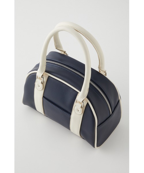 LAGUA GEM（ラグアジェム）の「MINI BOSTON BAG（ショルダーバッグ・レディース・ネイビー/ブラウン・FREE）」の12枚目の写真