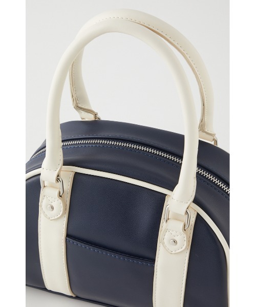 LAGUA GEM（ラグアジェム）の「MINI BOSTON BAG（ショルダーバッグ・レディース・ネイビー/ブラウン・FREE）」の14枚目の写真