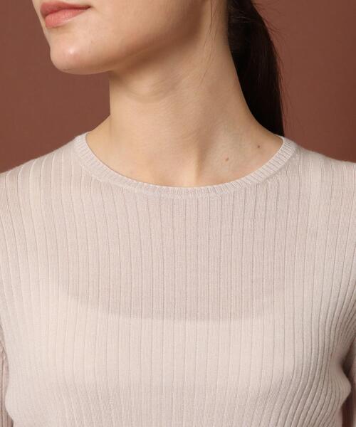 DRESSTERIOR（ドレステリア）の「◆【CLASSY.12月号掲載】ワイドリブクルーネック（ニット/セーター・レディース・ブラック/マスタード/ナチュラル・38/36）」の16枚目の写真
