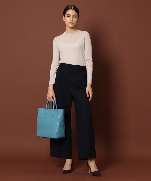 DRESSTERIOR（ドレステリア）の「◆【CLASSY.12月号掲載】ワイドリブクルーネック（ニット/セーター・レディース・ブラック/マスタード/ナチュラル・38/36）」の20枚目の写真