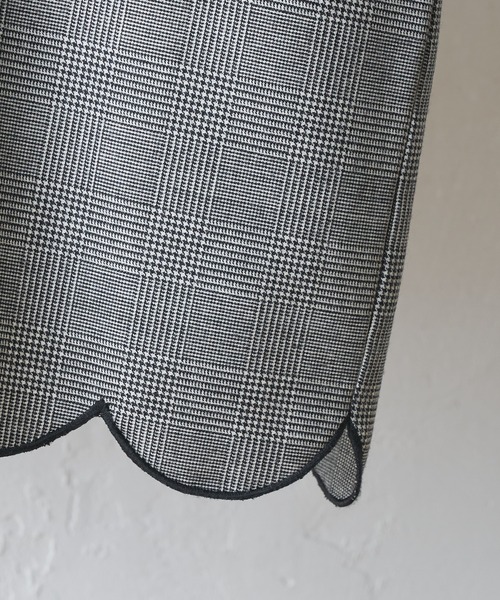 BEARDSLEY（ビアズリー）の「ウール混だから暖かく調節しやすいスカラー刺繍ブラウス（シャツ/ブラウス・レディース・ブラック/ネイビー・FREE）」の8枚目の写真