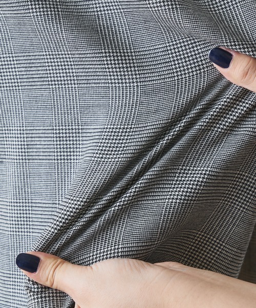 BEARDSLEY（ビアズリー）の「ウール混だから暖かく調節しやすいスカラー刺繍ブラウス（シャツ/ブラウス・レディース・ブラック/ネイビー・FREE）」の9枚目の写真