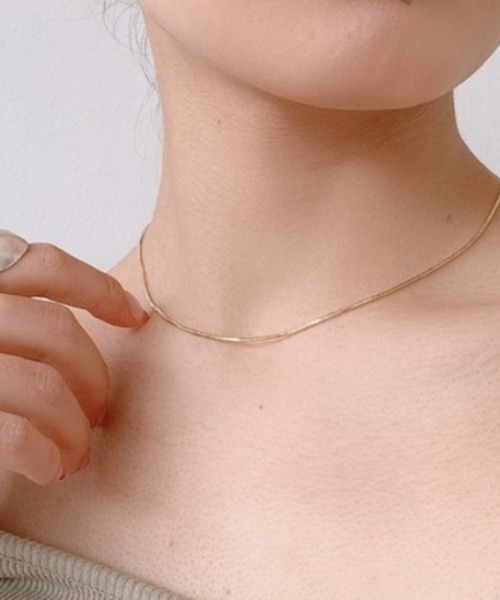 VANNIE U（ヴァニーユー）の「【si_ta】simple necklace（ネックレス・レディース・シルバー/ゴールド・FREE）」の12枚目の写真