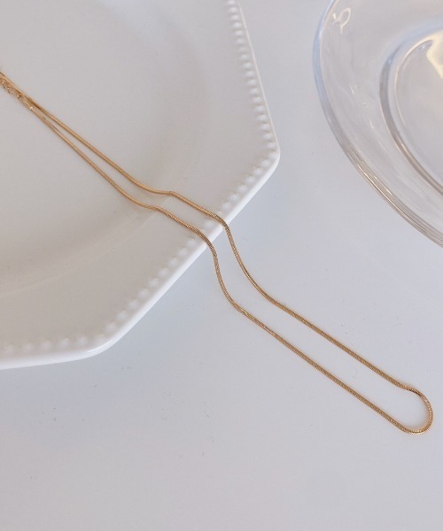 VANNIE U（ヴァニーユー）の「【si_ta】simple necklace（ネックレス・レディース・シルバー/ゴールド・FREE）」の4枚目の写真