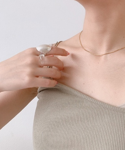 VANNIE U（ヴァニーユー）の「【si_ta】simple necklace（ネックレス・レディース・シルバー/ゴールド・FREE）」の3枚目の写真