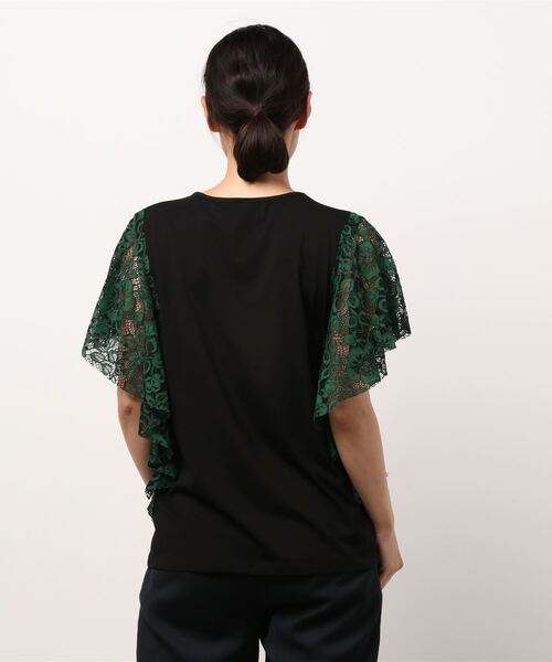 MAISON MAVERICK PRESENTS（メゾンマベリックプレゼンツ）の「(MAISON MAVERICK PRESENTS)Tシャツ（Tシャツ/カットソー・レディース・ブラック・FREE）」の2枚目の写真