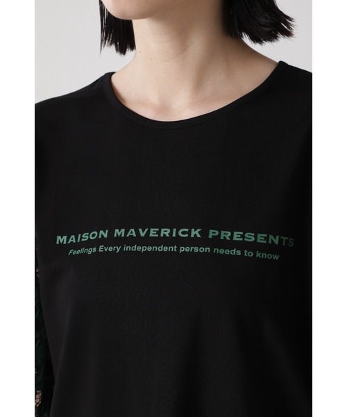 MAISON MAVERICK PRESENTS（メゾンマベリックプレゼンツ）の「(MAISON MAVERICK PRESENTS)Tシャツ（Tシャツ/カットソー・レディース・ブラック・FREE）」の9枚目の写真