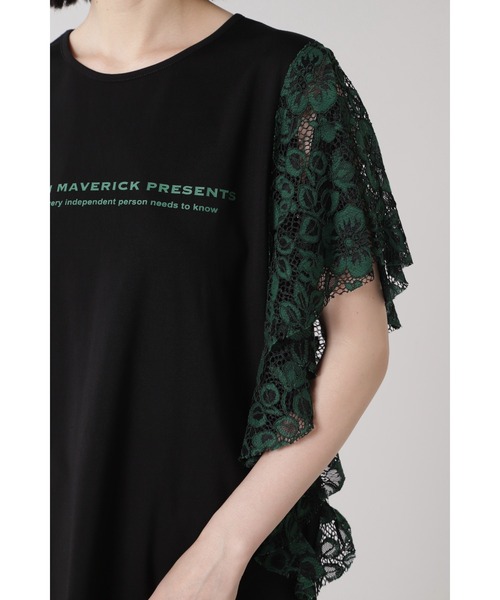 MAISON MAVERICK PRESENTS（メゾンマベリックプレゼンツ）の「(MAISON MAVERICK PRESENTS)Tシャツ（Tシャツ/カットソー・レディース・ブラック・FREE）」の10枚目の写真