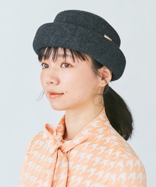 kaorinomori(カオリノモリ)の「カオリノモリ モーリエトーク(ハット・レディース・グリーン/ライトベージュ/ブラウン/ダークグレー・M/57.5cm)」の2枚目の写真