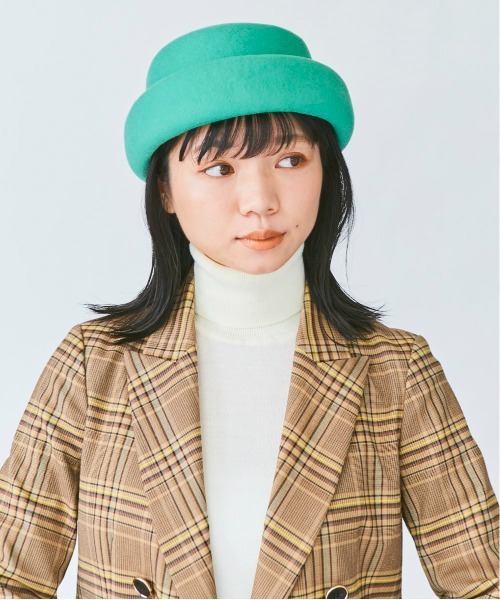 kaorinomori(カオリノモリ)の「カオリノモリ モーリエトーク(ハット・レディース・グリーン/ライトベージュ/ブラウン/ダークグレー・M/57.5cm)」の6枚目の写真