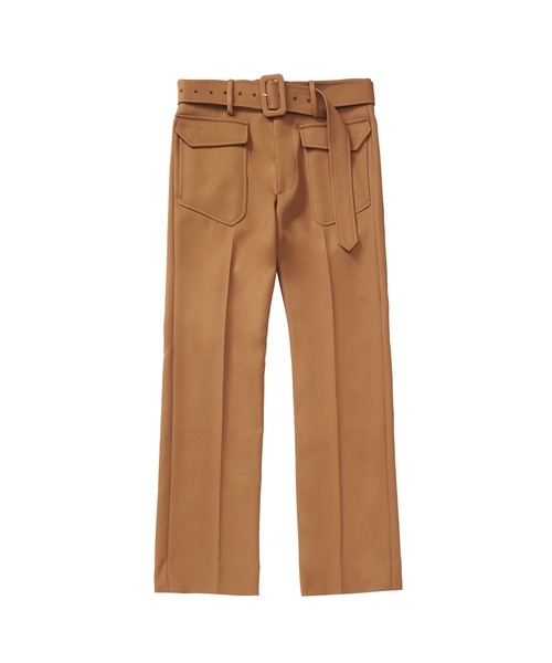 YUKI HASHIMOTO(ユウキハシモト)の「YUKI HASHIMOTO BELTED STANDARD TROUSERS (212-01-0204)(スラックス・メンズ・ブラック/パープル/ブラウン・44/46)」の8枚目の写真