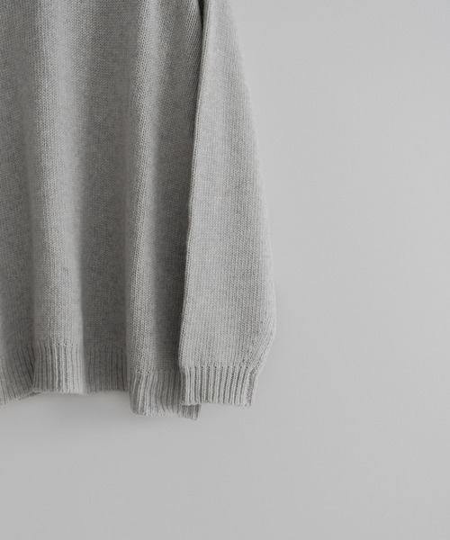 remer（リメール）の「loose basic crew neck knit / ルーズベーシッククルーネックニット（ニット/セーター・メンズ・グレー/ブルー/モカ・SMALL/MEDIUM/LARGE）」の9枚目の写真