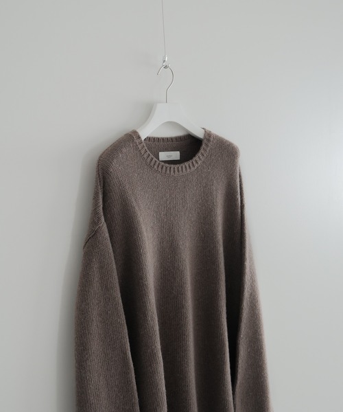 remer（リメール）の「loose basic crew neck knit / ルーズベーシッククルーネックニット（ニット/セーター・メンズ・グレー/ブルー/モカ・SMALL/MEDIUM/LARGE）」の6枚目の写真