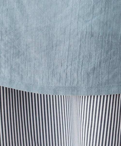 SHOO・LA・RUE（シューラルー）の「◆スラブレイヤード風プルオーバー（Tシャツ/カットソー・レディース・ライトブルー/ブラック/ベージュ/カーキ・02/03/04）」の13枚目の写真