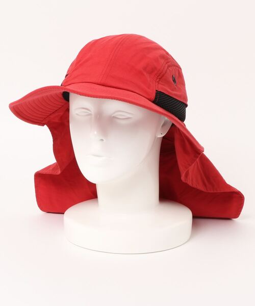 ADAMS(アダムス)の「EXTREME CONDITION NECK CAPE CAP(ハット・レディース・ブラック×カーキ/ホワイト系その他/レッド系その他・L/XL)」の3枚目の写真