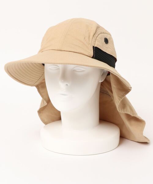 ADAMS(アダムス)の「EXTREME CONDITION NECK CAPE CAP(ハット・レディース・ブラック×カーキ/ホワイト系その他/レッド系その他・L/XL)」の2枚目の写真