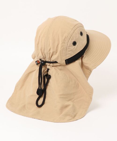 ADAMS(アダムス)の「EXTREME CONDITION NECK CAPE CAP(ハット・レディース・ブラック×カーキ/ホワイト系その他/レッド系その他・L/XL)」の4枚目の写真