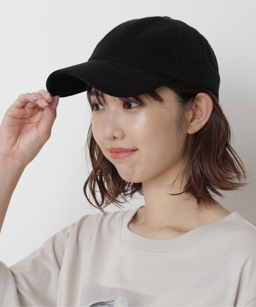 FREE'S MART（フリーズマート）の「エコスエードキャップ（キャップ・レディース・ホワイト/ブラック/ベージュ・ﾌﾘ-）」の15枚目の写真