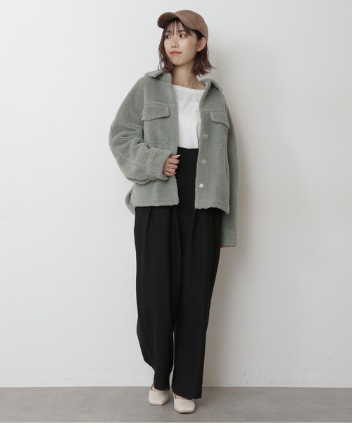 FREE'S MART（フリーズマート）の「エコスエードキャップ（キャップ・レディース・ホワイト/ブラック/ベージュ・ﾌﾘ-）」の12枚目の写真