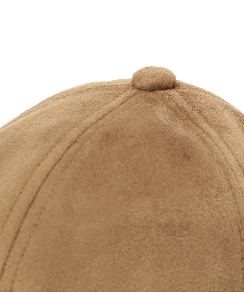 FREE'S MART（フリーズマート）の「エコスエードキャップ（キャップ・レディース・ホワイト/ブラック/ベージュ・ﾌﾘ-）」の7枚目の写真