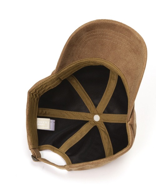 FREE'S MART（フリーズマート）の「エコスエードキャップ（キャップ・レディース・ホワイト/ブラック/ベージュ・ﾌﾘ-）」の5枚目の写真