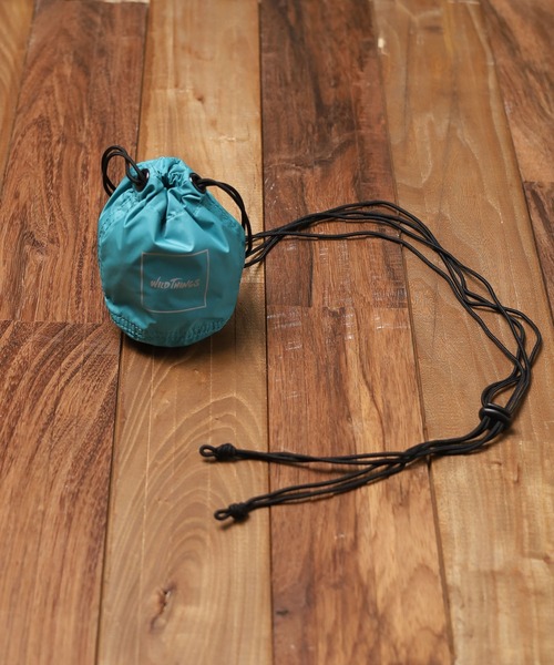 WILD THINGS(ワイルドシングス)の「【63】【WILD THINGS】SHOULDER DRAWSTRING PURSE(ショルダーバッグ・レディース・グレー/ピンク/イエロー/ブルー/ブラック・FREE)」の4枚目の写真