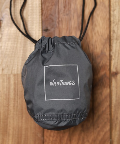 WILD THINGS(ワイルドシングス)の「【63】【WILD THINGS】SHOULDER DRAWSTRING PURSE(ショルダーバッグ・レディース・グレー/ピンク/イエロー/ブルー/ブラック・FREE)」の9枚目の写真